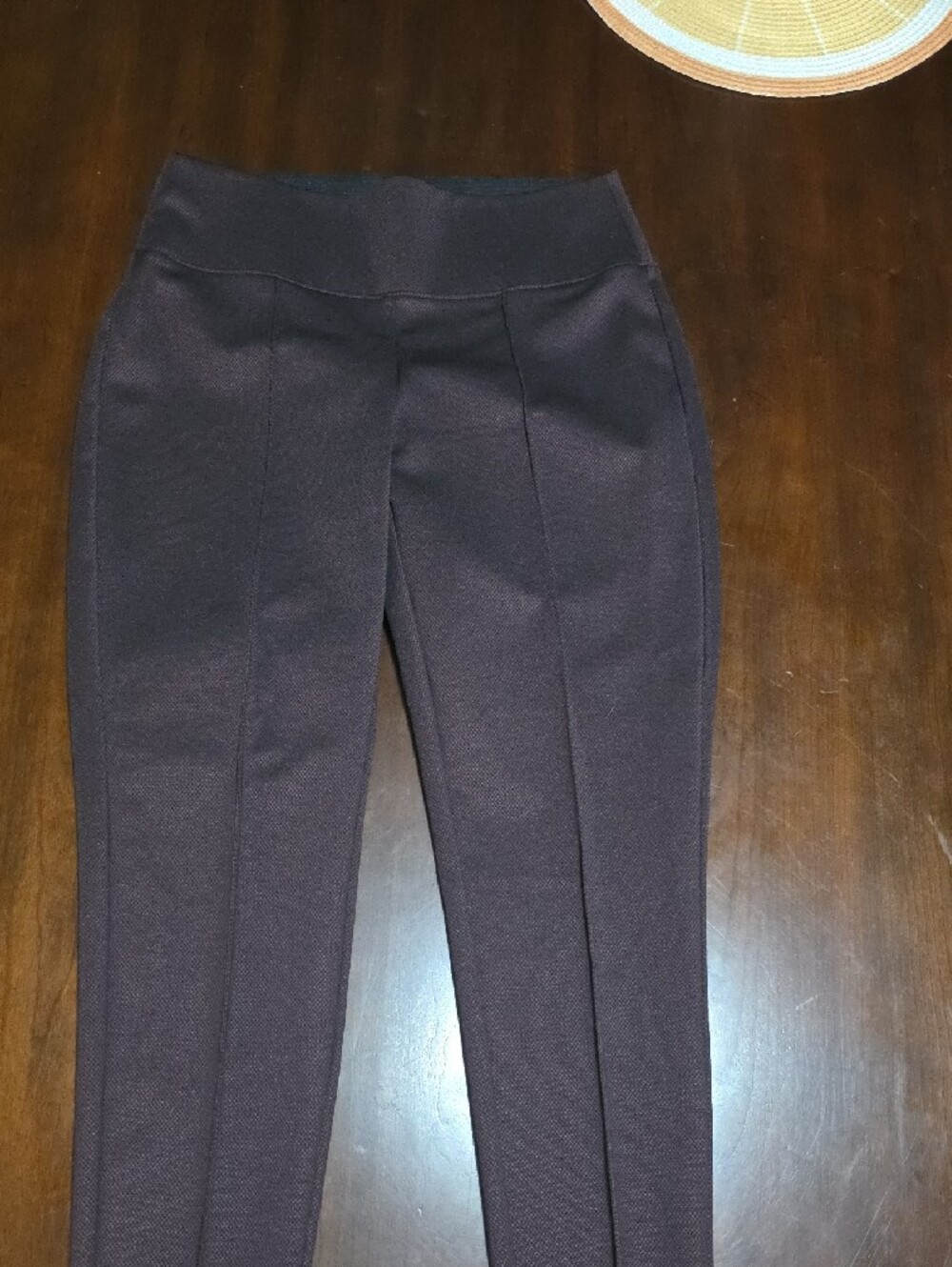 Nine West Women's Legging Trousers — Maroon Charcoal - Picture 6 of 8